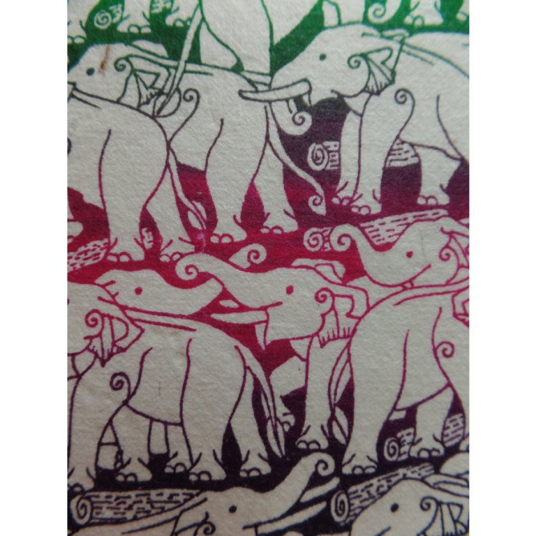 Carte pile d'éléphants