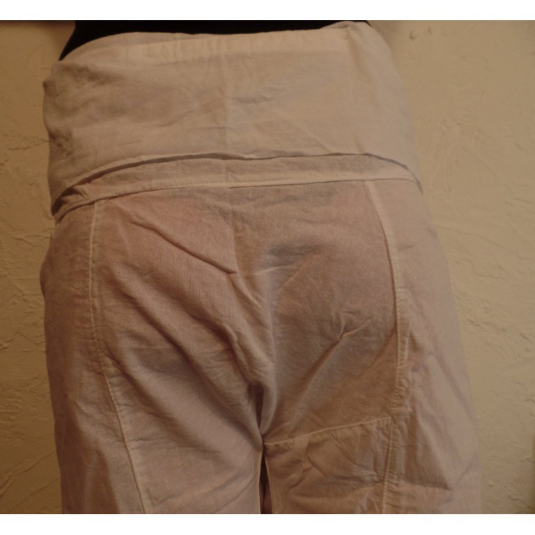 Pantalon de pêcheur Thaï blanc