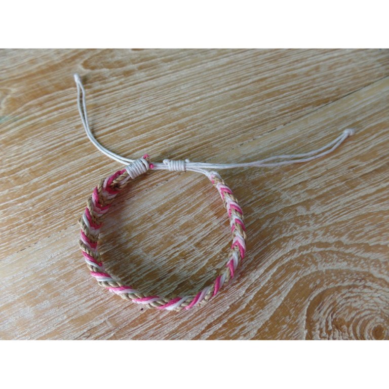 Bracelet sisalana tricolore