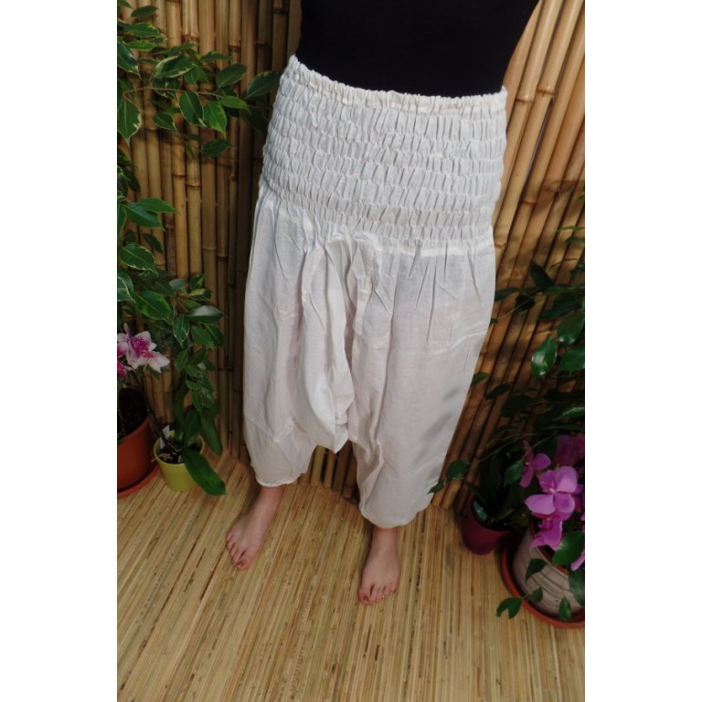 Pantalon Afghan blanc