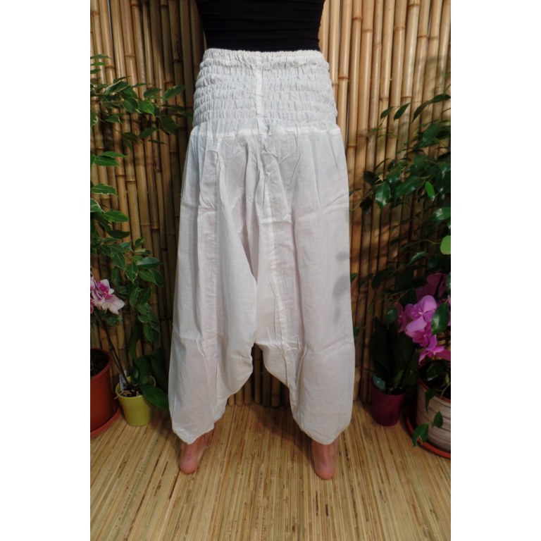 Pantalon Afghan blanc