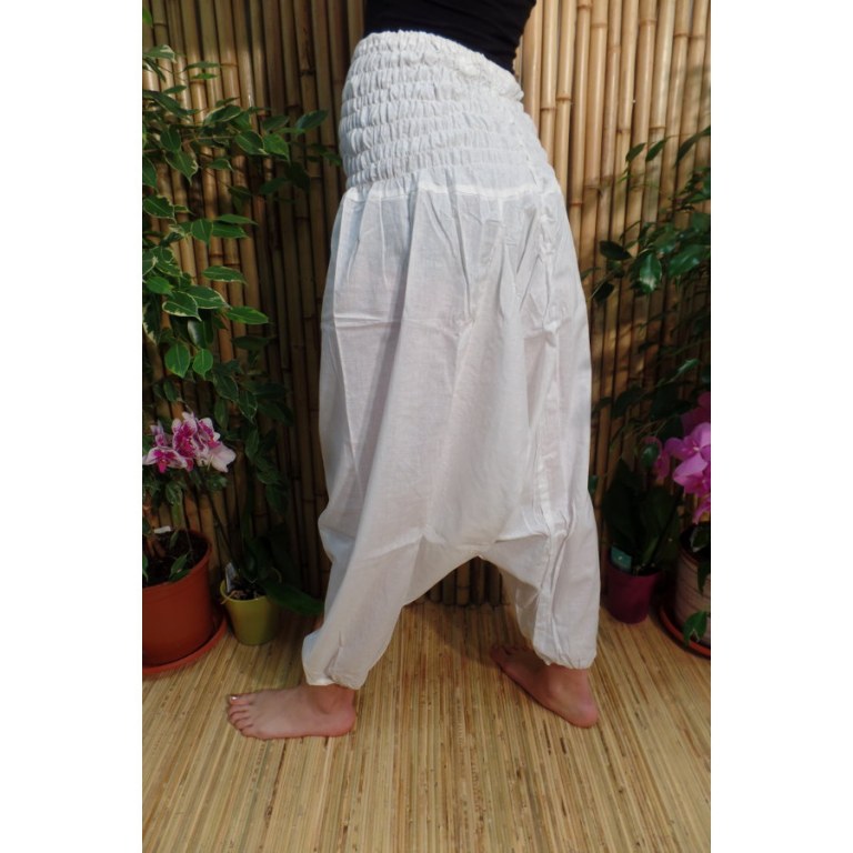 Pantalon Afghan blanc