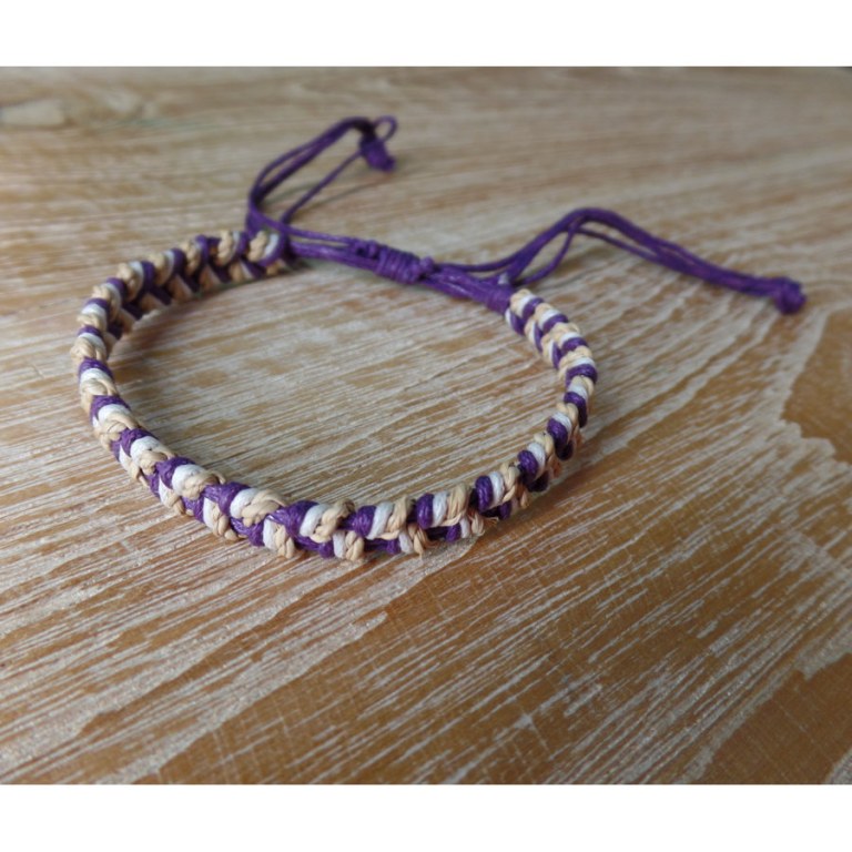 Bracelet natty prune