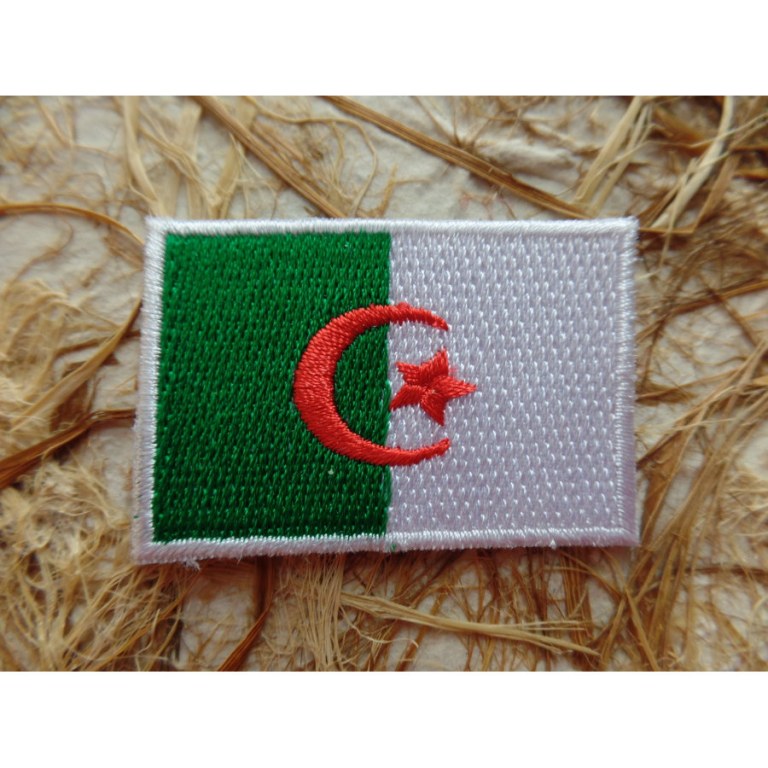 Ecusson drapeau Algérie