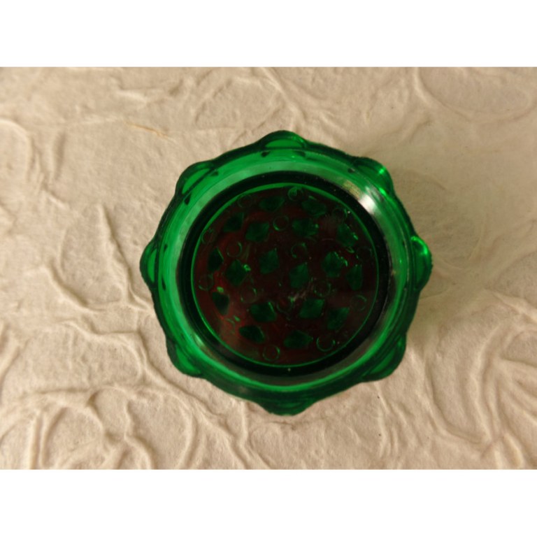 Grinder octo transparent bicolore rouge/vert