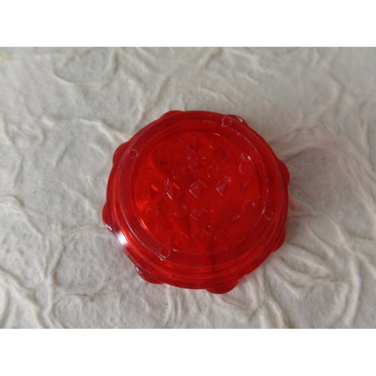 Grinder octo transparent bicolore rouge/vert