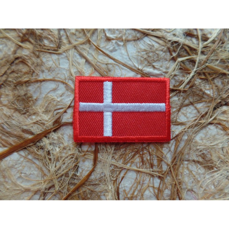 Ecusson drapeau Danemark