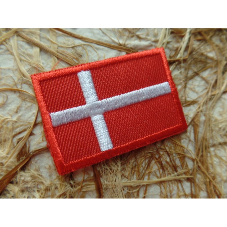 Ecusson drapeau Danemark