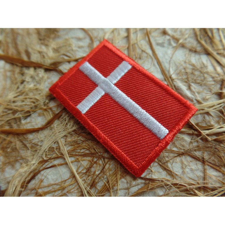 Ecusson drapeau Danemark