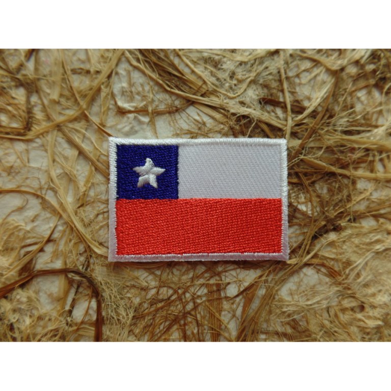Ecusson drapeau Chili