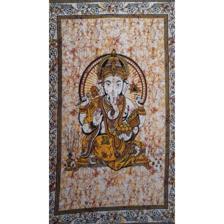 Tenture Bada Ganapati orange