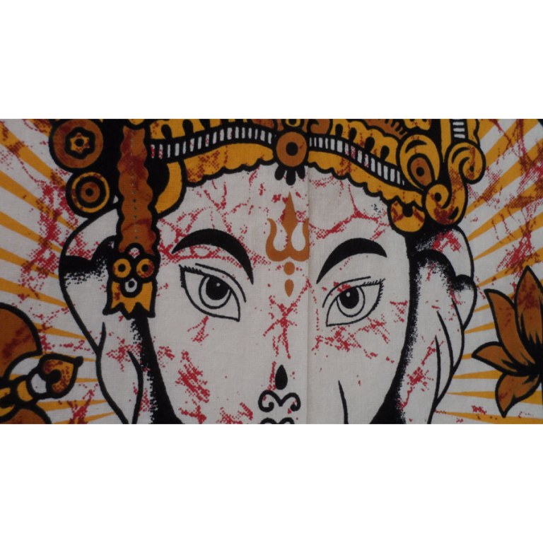 Tenture Bada Ganapati orange