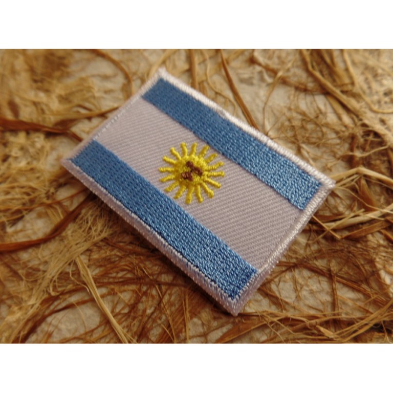 Ecusson drapeau Argentine