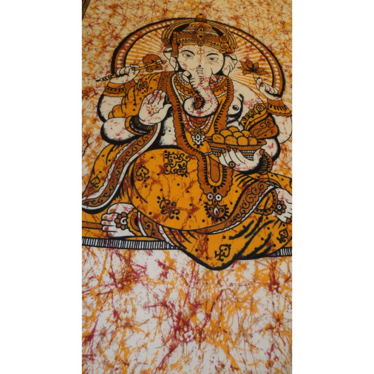 Tenture Bada Ganapati orange