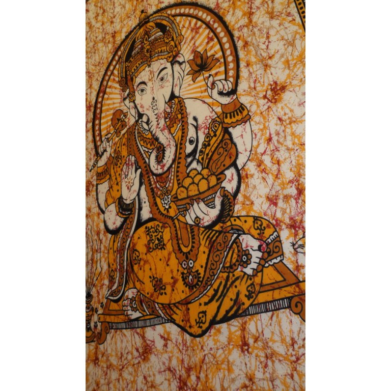 Tenture Bada Ganapati orange