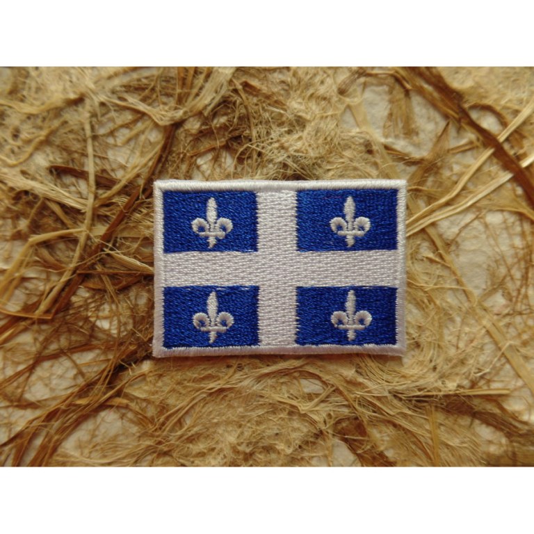 Ecusson drapeau du Québec