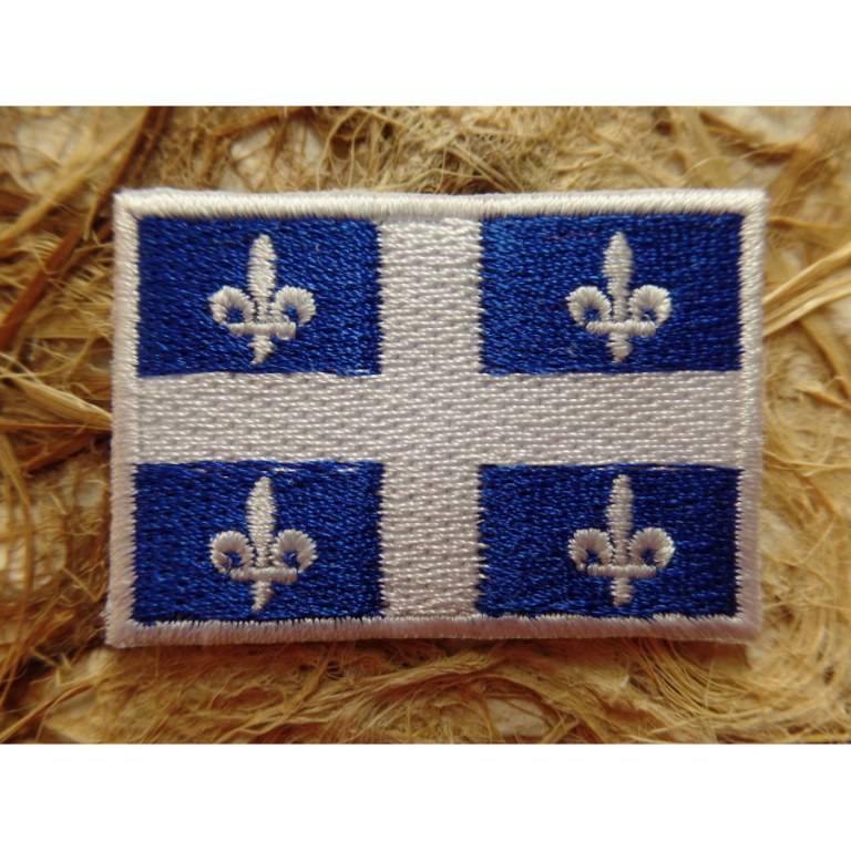 Ecusson drapeau du Québec