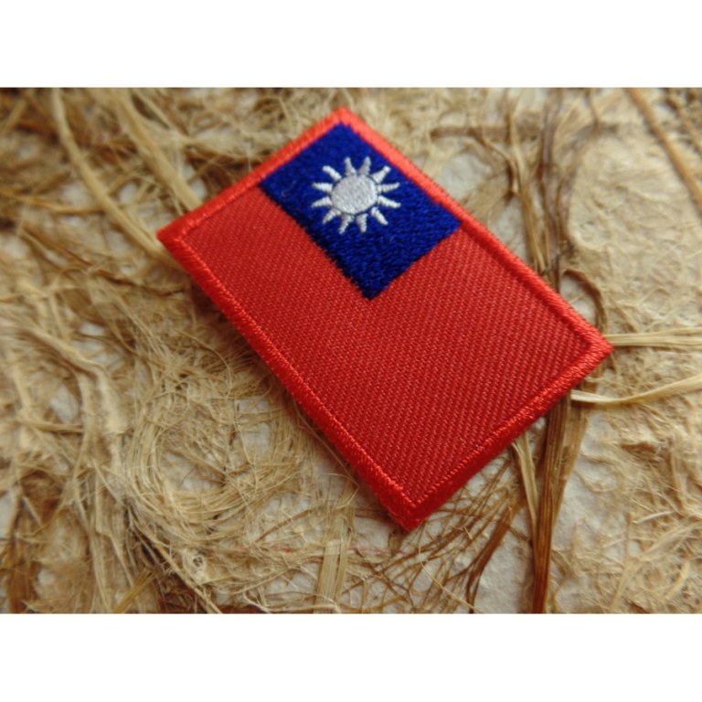Ecusson drapeau Taiwan