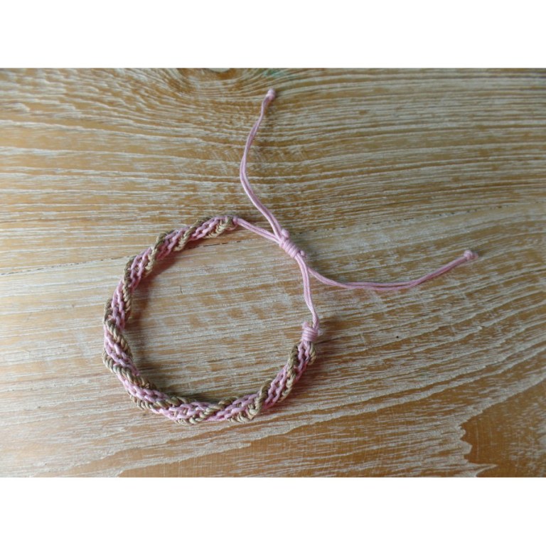 Bracelet twist rose