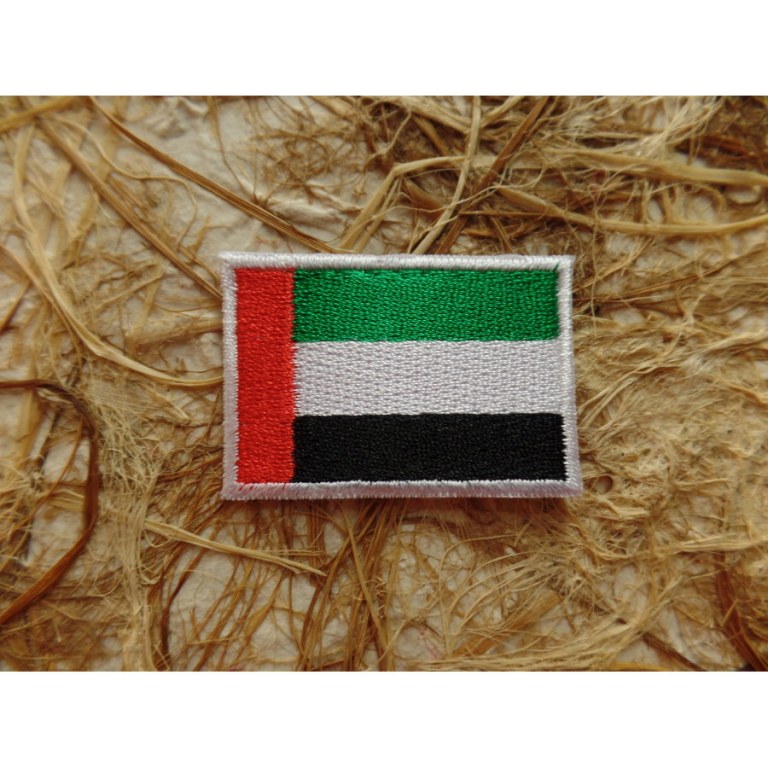 Ecusson drapeau Emirats Arabes unis