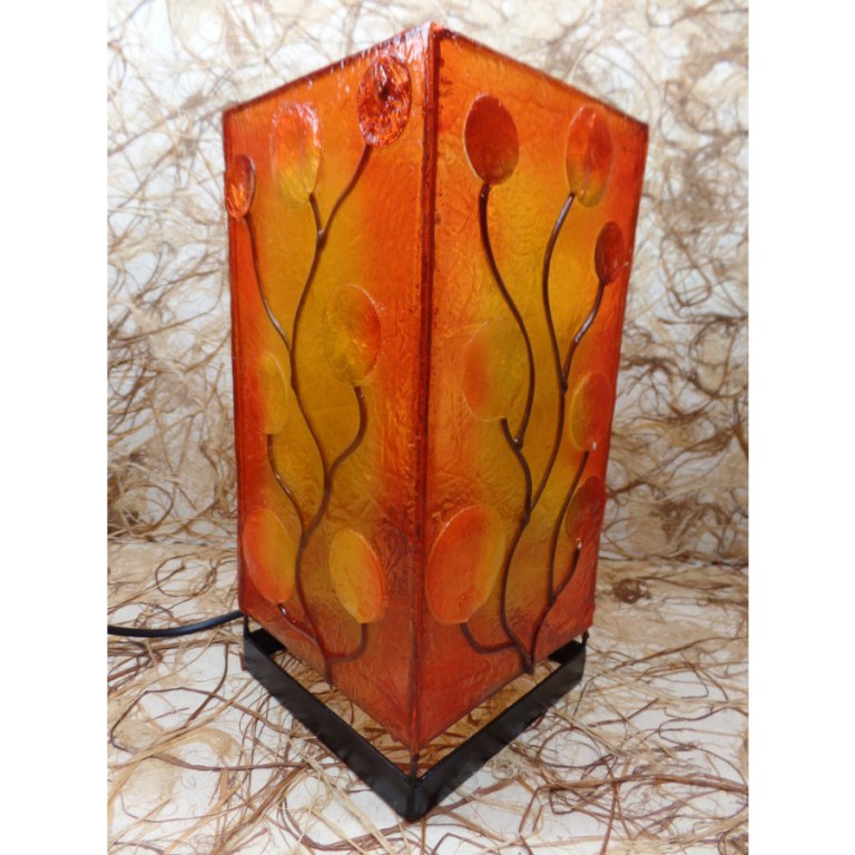 Lampe arbre soleil orange