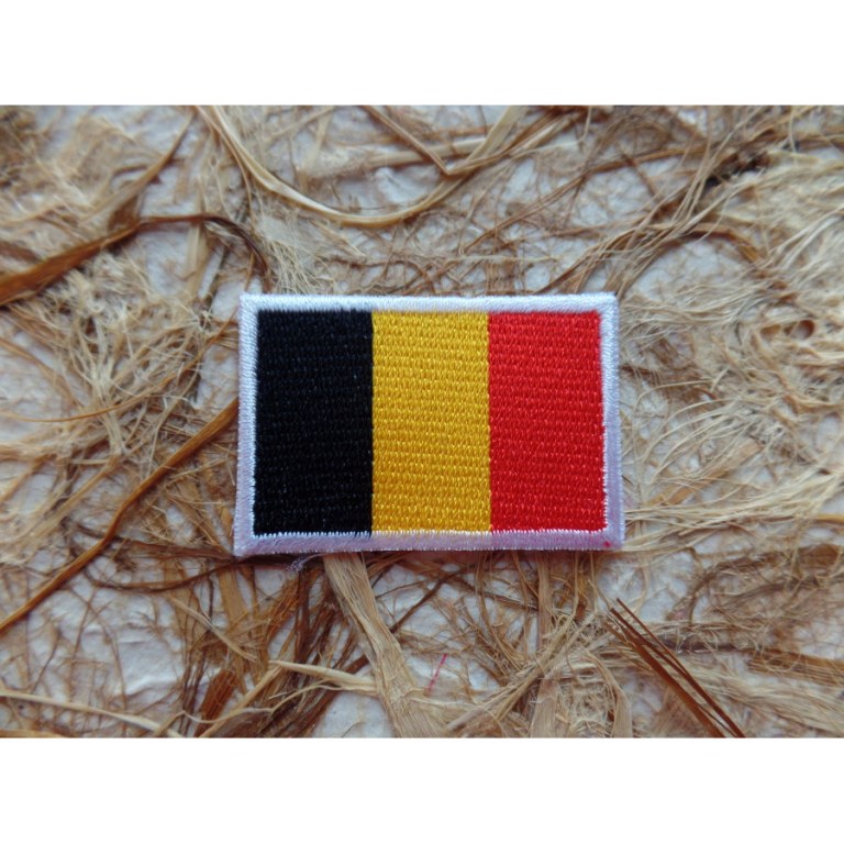Ecusson drapeau Belgique