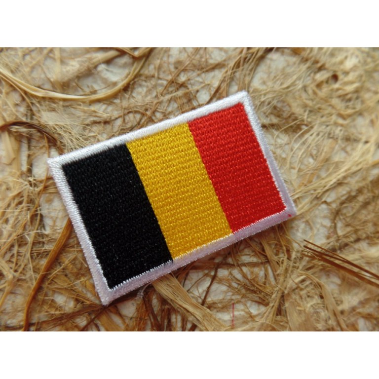 Ecusson drapeau Belgique