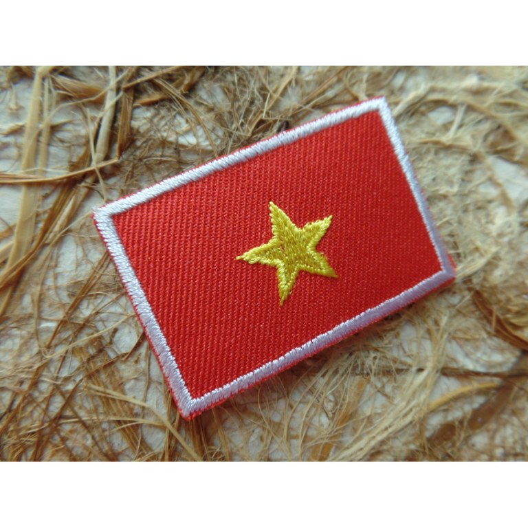 Ecusson drapeau Vietnam