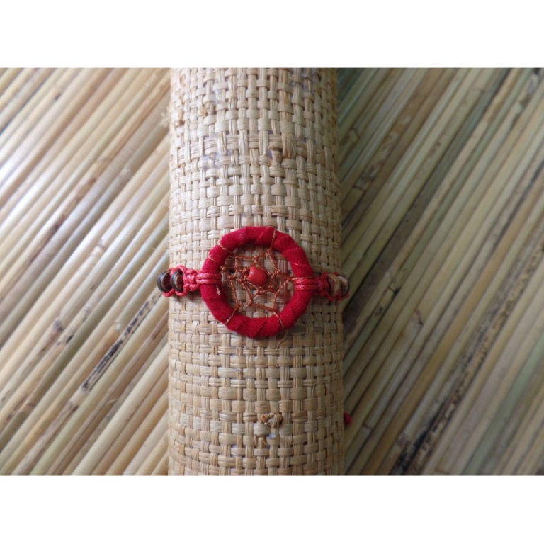 Bracelet rouge dreamcatcher 