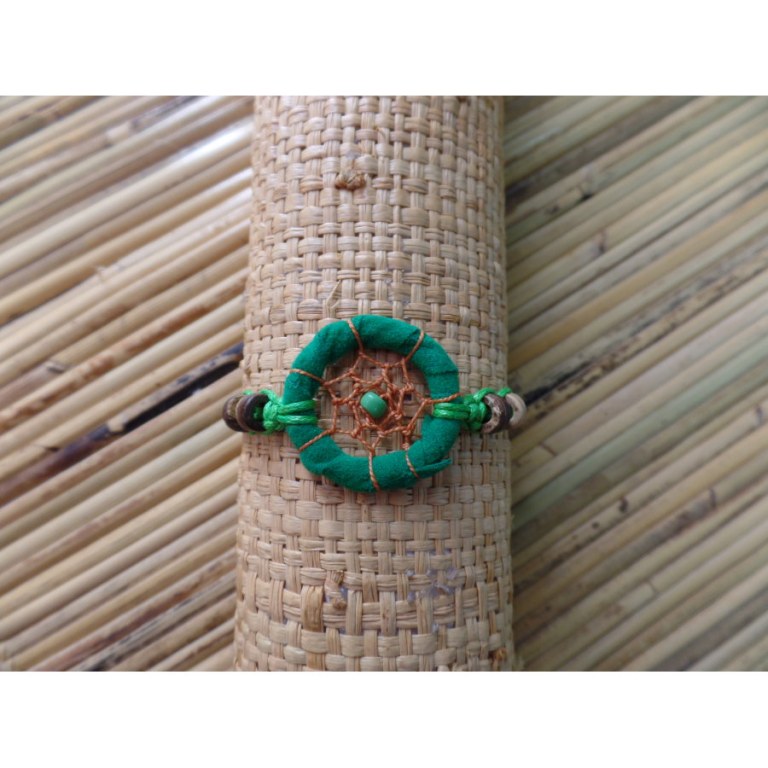 Bracelet vert dreamcatcher 