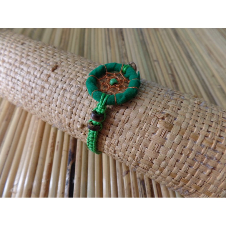 Bracelet vert dreamcatcher 