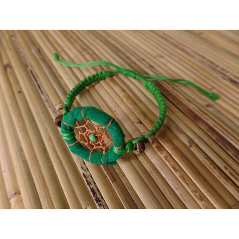 Bracelet vert dreamcatcher 
