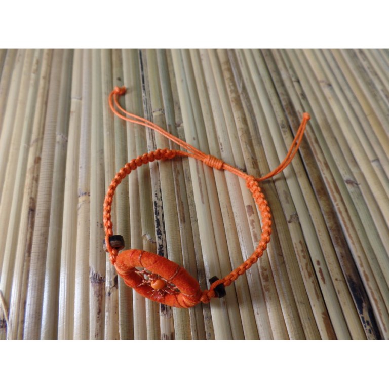 Bracelet orange dreamcatcher 