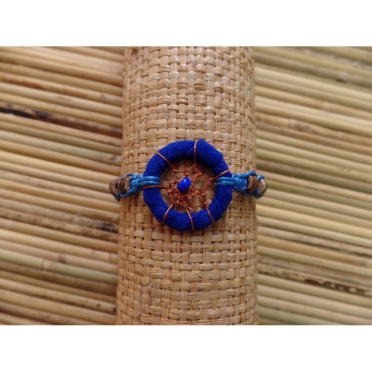 Bracelet bleu roi dreamcatcher 
