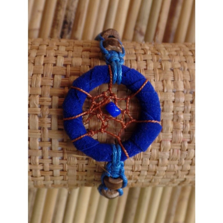 Bracelet bleu roi dreamcatcher 