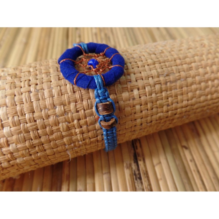 Bracelet bleu roi dreamcatcher 