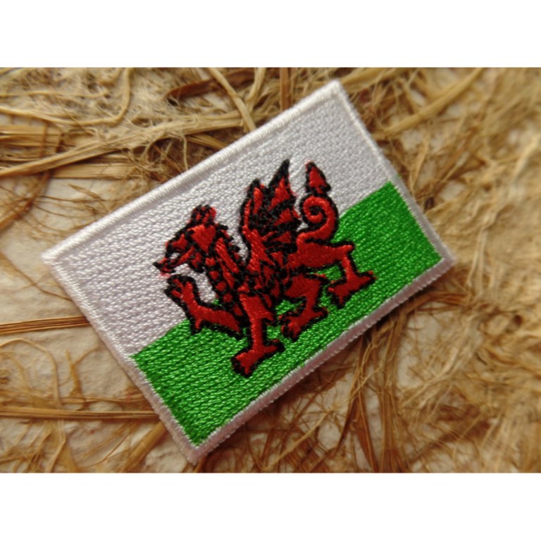Ecusson drapeau pays de Galles