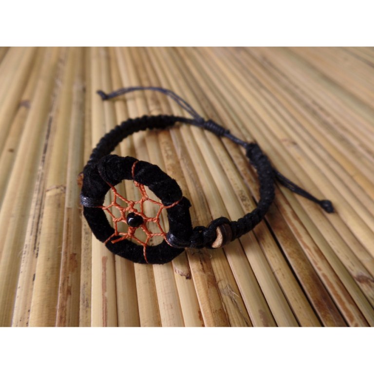 Bracelet noir dreamcatcher 