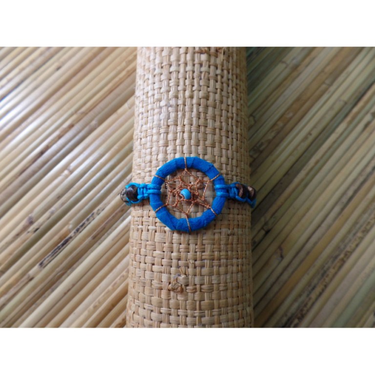 Bracelet bleu dreamcatcher 