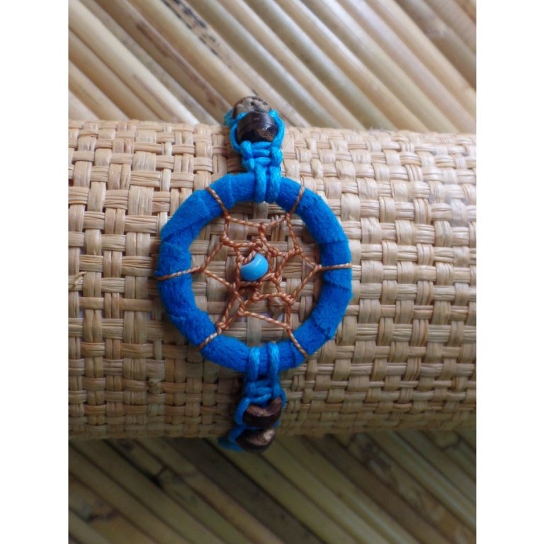 Bracelet bleu dreamcatcher 