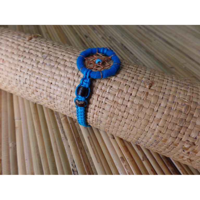 Bracelet bleu dreamcatcher 