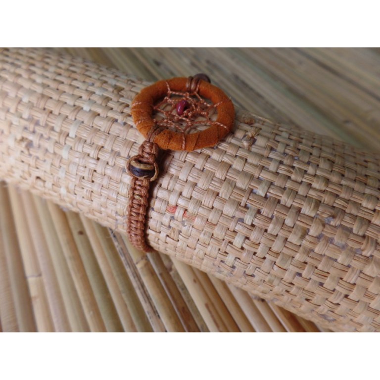 Bracelet marron dreamcatcher 