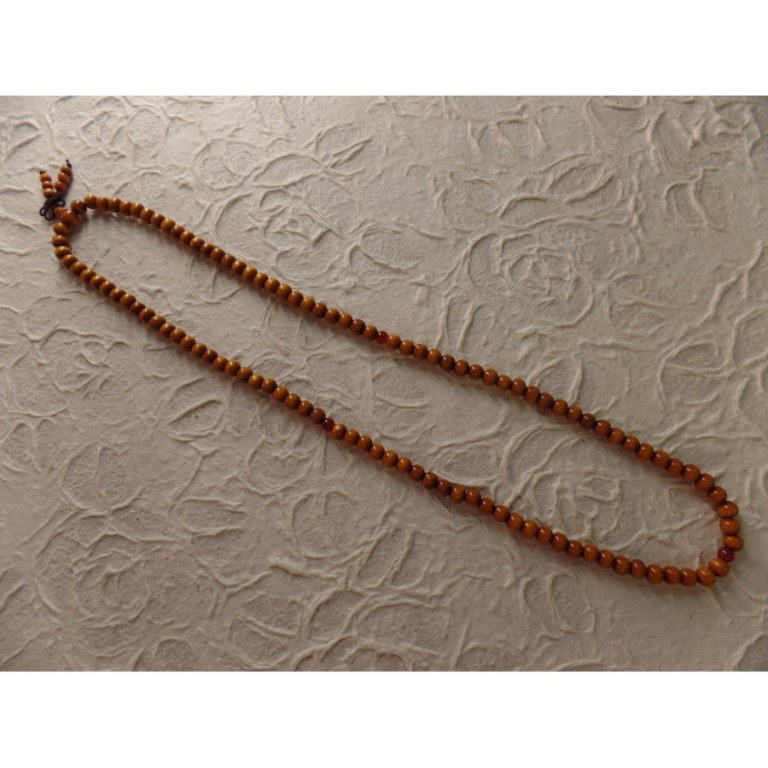 Mala marron bicolore