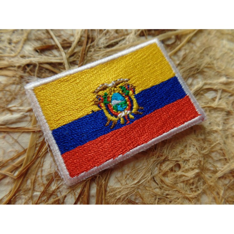 Ecusson drapeau Equateur