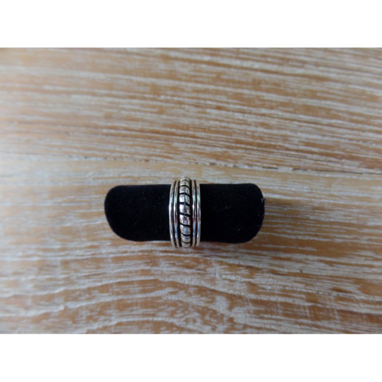 Bague orteil vrille noire