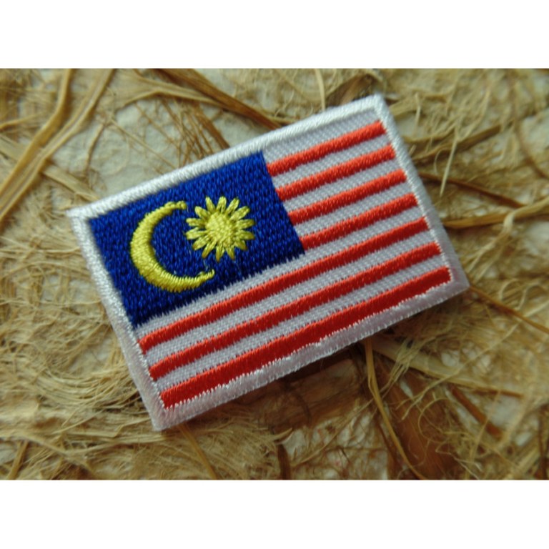 Ecusson drapeau Malaisie