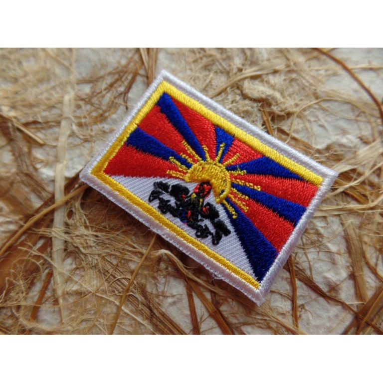 Ecusson drapeau Tibet
