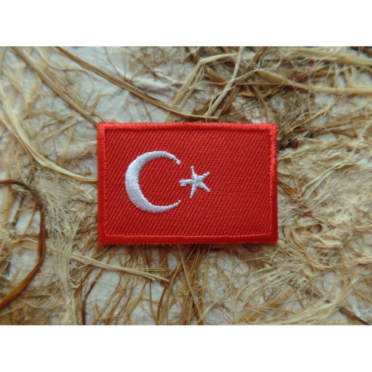 Ecusson drapeau Turquie