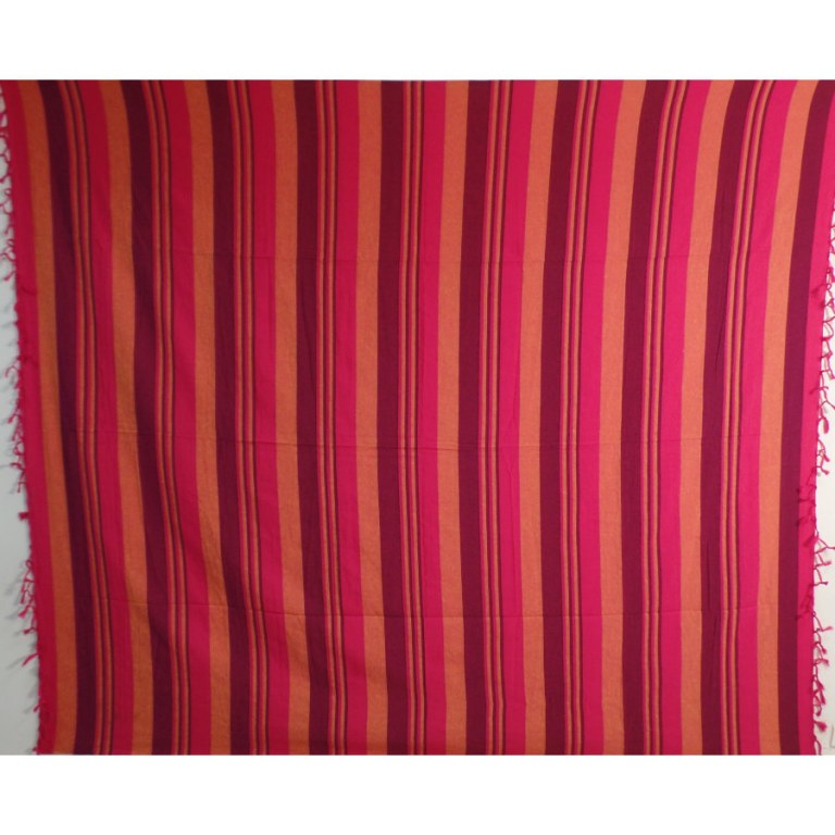 Tenture maxi Kérala rose/orange