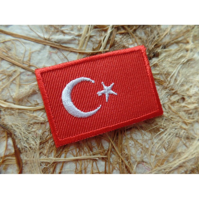 Ecusson drapeau Turquie